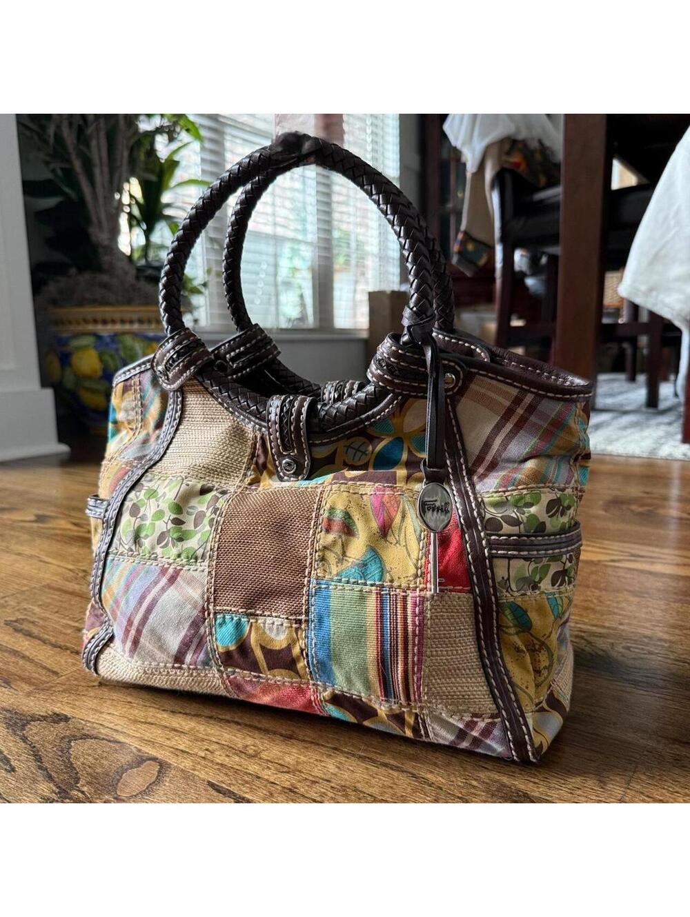 Vintage Fossil Patchwork Bag š§µ